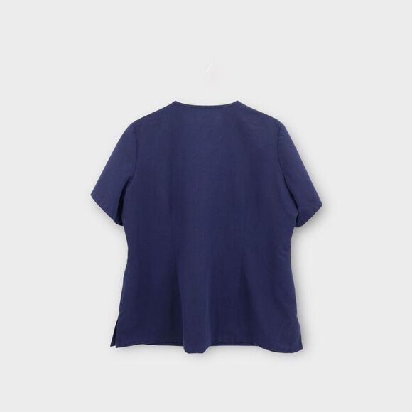 Figs Scrub Top Womens XL Blue Casma Pockets Medical - Picture 4 of 11